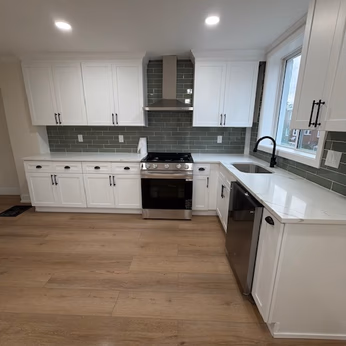 kitchen cleaned