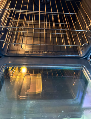 clean stove inside